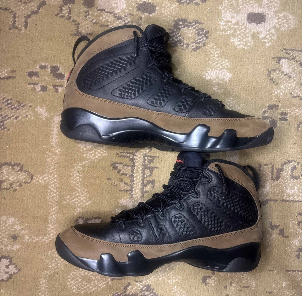 Nike Air Jordan 9 Retro Olive, Talla 13, HV4794-030 Foto 3 de 4
