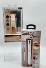 Finishing Touch Flawless Nu Razor & Flawless Brows 18K Gold Plated Gift Set 