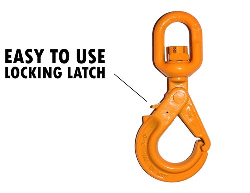 1/2" X 55' Fiber Core Winch Line Cable Swivel Self Locking Hook Positive Latch - 第 3/6 張圖片