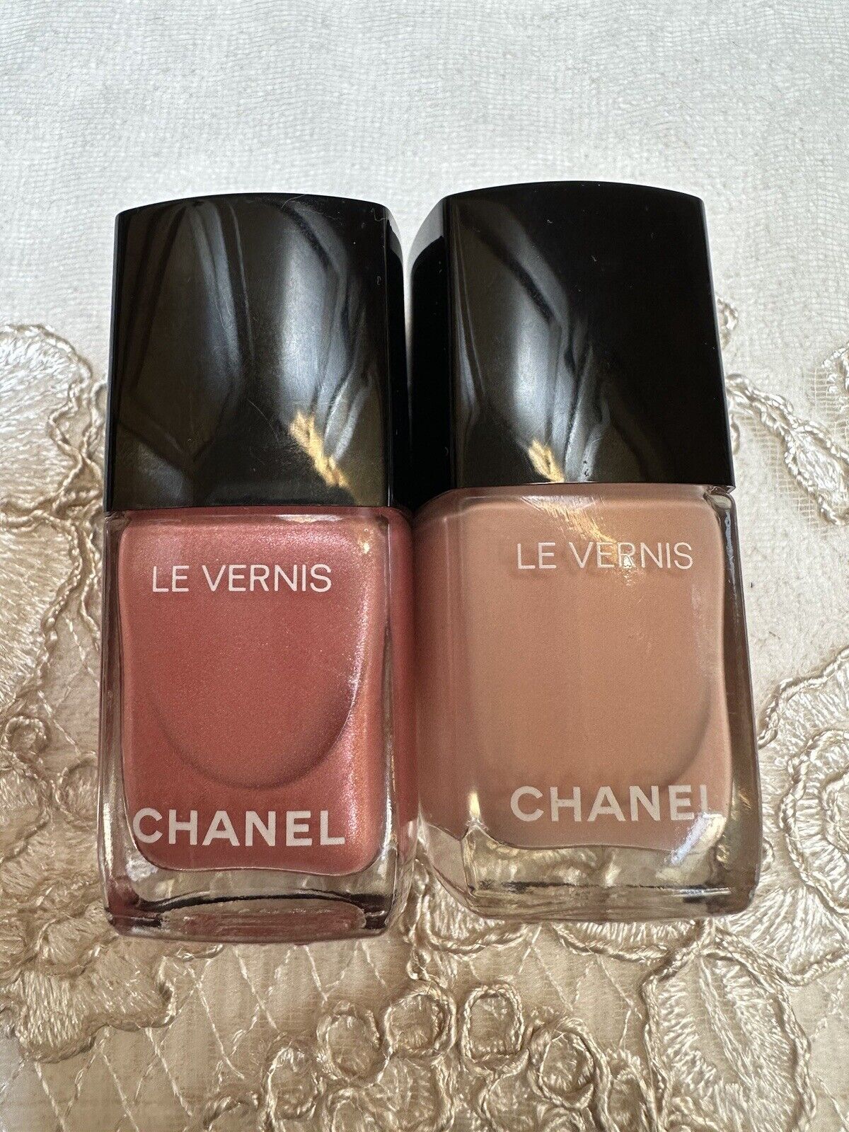 få slim frustrerende New Chanel Le Verona-741 Fleur De Pecher &amp; 769 Egerie | eBay