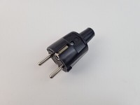 Abl Pvc Schuko Stecker Abl Bis 3X1,5Mm² Schwarz Stecker Schuko Pvc Abl