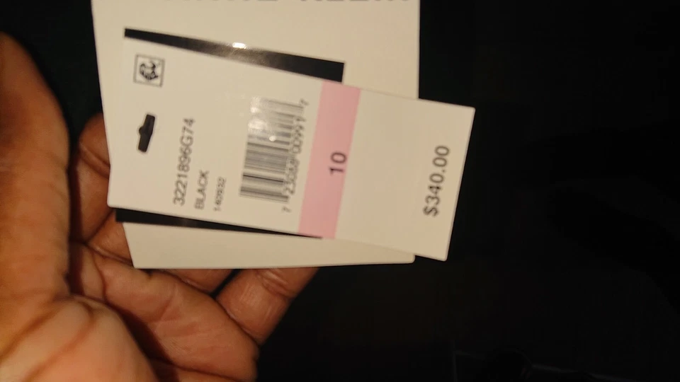 Anne Klein Single-Breasted Wool Coat Black us Size 10 / uk 12. never worn.  - Image 4 of 4