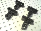 Lego Technic Beam T-Shaped 3x3 [60484] Black x4