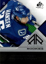 2007-08 SP Game Used Jannik Hansen Rookie /999 Vancouver Canucks #104