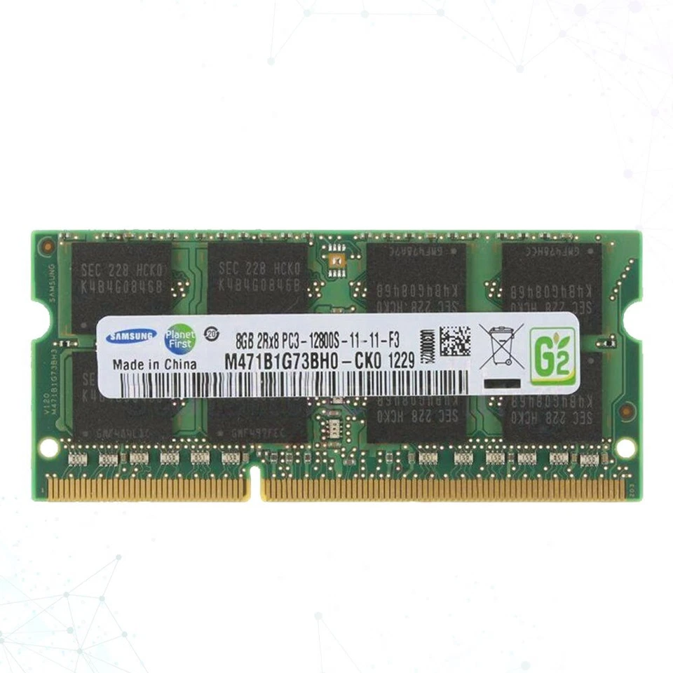 For Samsung 8GB 4GB DDR3 PC3-12800S 1600MHz SODIMM CL11 204Pin Laptop Memory LOT - Image 3 of 4