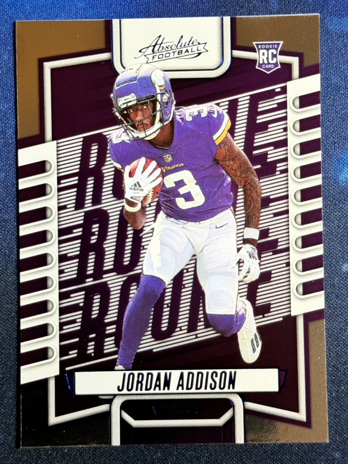 2023 Panini Absolute Rookie (RC) #112 Jordan Addison Minnesota Vikings