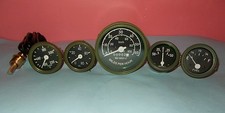 Willys MB Jeep Ford Gpw Messgerät Set - Tachometer + Temp + Öl + Brennstoff +