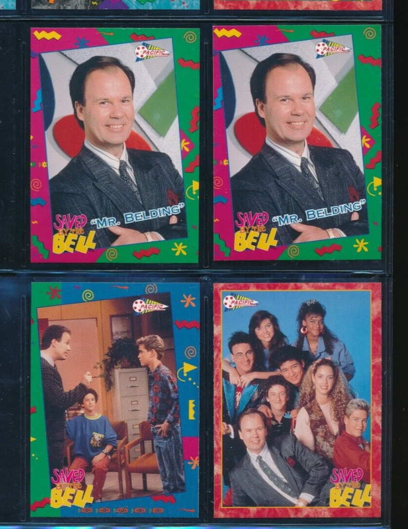 Lot (4) 1992 Pacific Saved by the Bell Principal Belding #62