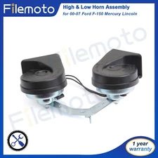For 00-07 Ford F-150 Mercury Lincoln High & Low Pitch Horn Assembly 4L3Z-13832-A