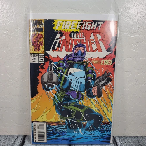 Marvel Comics The Punisher #82 1993 Vol. 2 Fire Fight Part 1 Vintage Comic Book