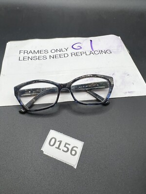 OGI EVOLUTION 9070 1279 BLUE MARBLE DEMI EYEGLASSES GLASSES 54-15