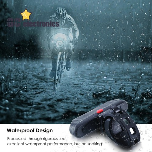 USB Rechargeable Bike Bicycle LED Tail Lamp Safety Cycling Warning Rear - Picture 3 of 29