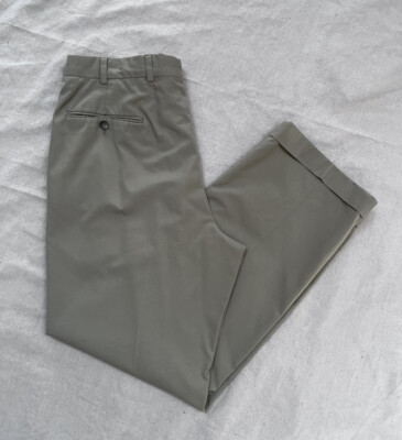 VTG 80s 90s BROOKS BROTHERS Chino Pants Cotton Flat Front 34 VTG 80s 90s BROOKS BROTHERS Chino Pants Cotton Flat Front 34