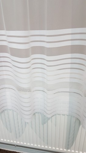 Jardiniere Jacquard Kitchen Net Curtain White Ready to Hang Ready Made - Picture 58 of 86