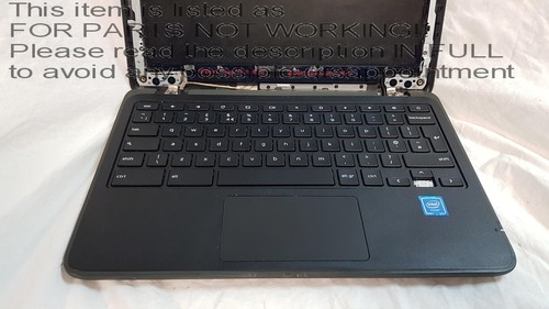 DAMAGED! Dell Chromebook 3180 11.6" Laptop Intel Celeron N3060 4GB 16GB eMMC - Picture 2 of 16