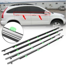 Outside Window Moulding Trim Weatherstrip Seal Belt For Honda CR-V 2007-2011 10