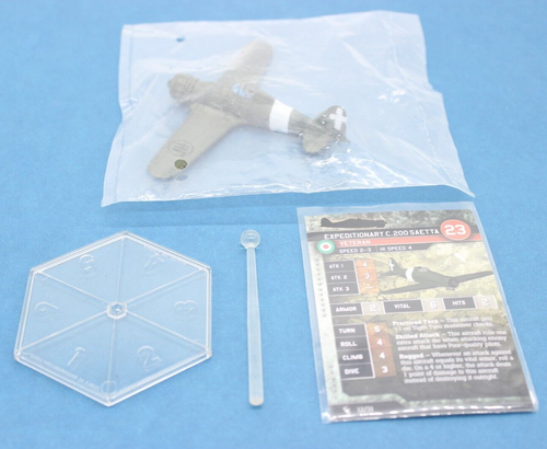 Axis & Allies Expeditionary C.200 Saetta 12/31 Airplane With Stand