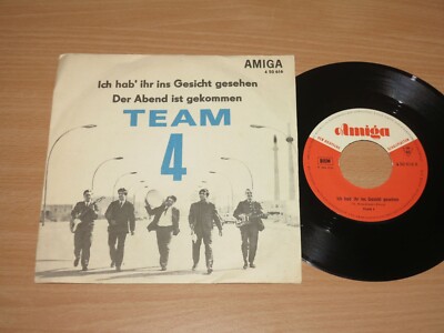 TEAM 4 7'' SINGLE - Ich Hab' Ihr Ins Gesicht Gesehen / AMIGA PRESS in MINT--