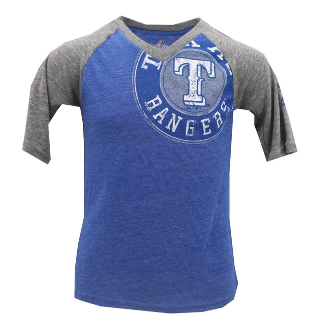 Texas Rangers Official MLB Majestic Genuine Kids Youth Girls TShirt