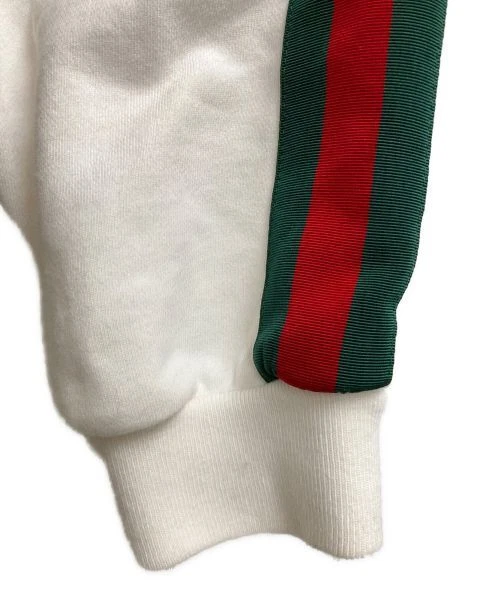 Parka Felpa M Gucci Linea Sherry Tre Righe Logo Trifoglio