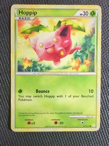 Pokémon TCG Hoppip Heartgold Soulsilver 67/123 Regular Common