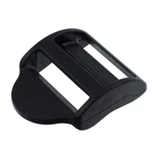 Paracord Planet 1 Inch Sliding Ladder Buckle - Tri-Glide Design - Black Plastic