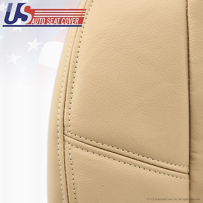 2007-2014 Chevy Tahoe & Suburban Z71 Replacement Leather Seat Cover Driver Bottom 2 Tone Black Tan