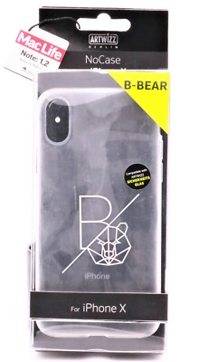 ARTWIZZ NoCase B Bear Motiv iPhone X Schutz Hülle Tasche Back Cover Case 374