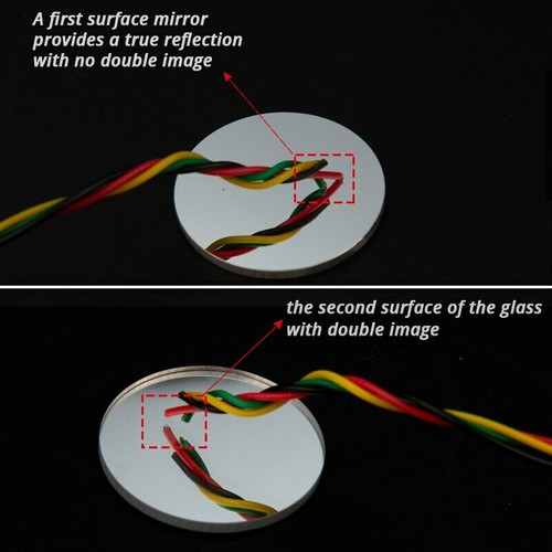 Miroir laser aluminisant 20/25/30 mm réflecteur optique première surface FS - Photo 3/7