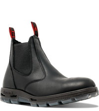 Redback Easy Escape Oil Kip UBBK Elastic Sided Soft Toe Work Boots Black