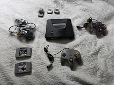 Nintendo 64 With Games, And Accessories