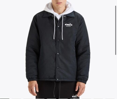 DIADORA JACKET COACH SQUADRA DI CORSA BLACK Size Large