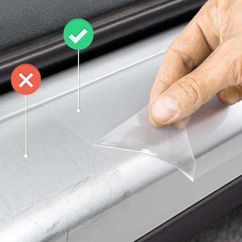 Film De Protection Pour Seuils De Porte Audi A1 Sportback 2 (II) GB Transparent - Imagen 5 de 5