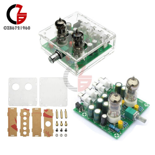 6J1 AC12V Valve Pre-amp Tube PreAmplifier Board Headphone Amplifier Acrylic Case - Picture 3 of 54