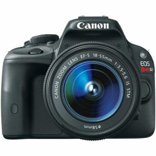 Canon EOS 4000D / Rebel T100 SLR Camera + 3 Lens Kit 18-55mm+ 16GB+ Flash &  More 608410040489