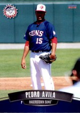 2016 Hagerstown Suns Choice #2 Pedro Avila Caracas Venezuela VZ Basebal Card