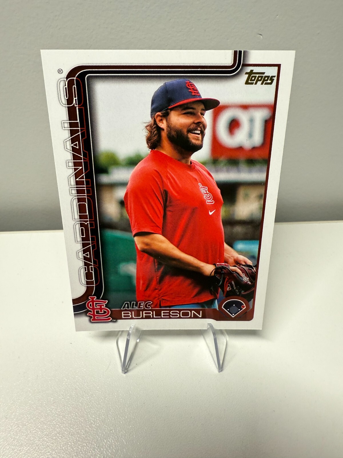 Alec Burleson 2025 Topps Series 1 Golden Mirror SSP #41 Cardinals