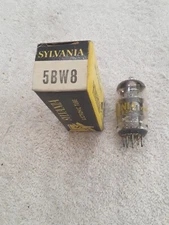 NOS Sylvania 5BW8 Vacuum tube