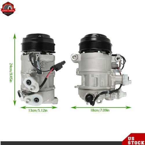 For Mercedes-Benz E250 E300 E350 E400 2014 2015-2017 AC A/C Compressor W/ Clutch - Picture 6 of 9