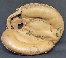 VINTAGE HUTCH ATHLETIC GOODS CO CATCHERS MITT HUTCH 256 NICE CONDITION LEATHER
