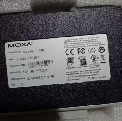   MOXA ioLogik E1240-T Remote Ethernet module