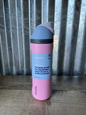 New Owala® FreeSip Stainless Steel Water Bottle 'Pink Skies' 24 Oz