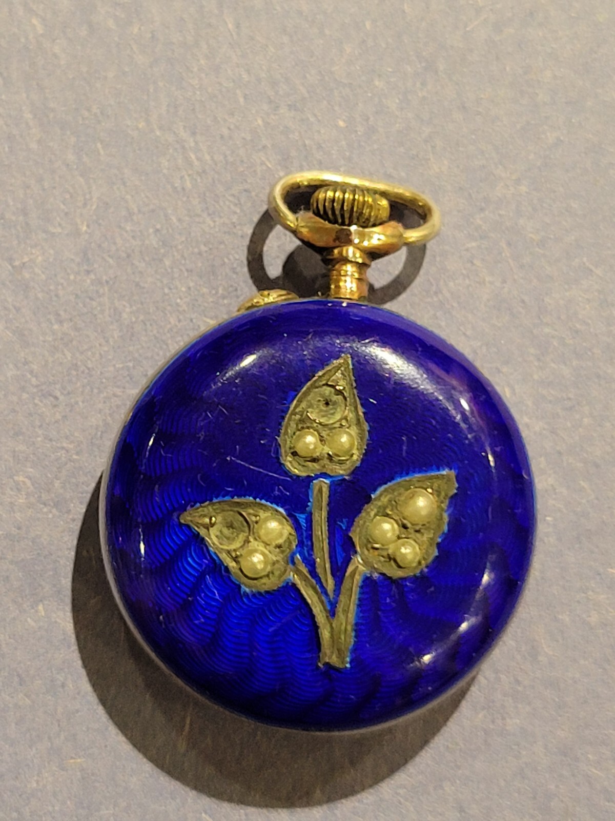 Antique Swiss ARGENT ENAMELED .800 Silver Cased Pocket Watch eBay