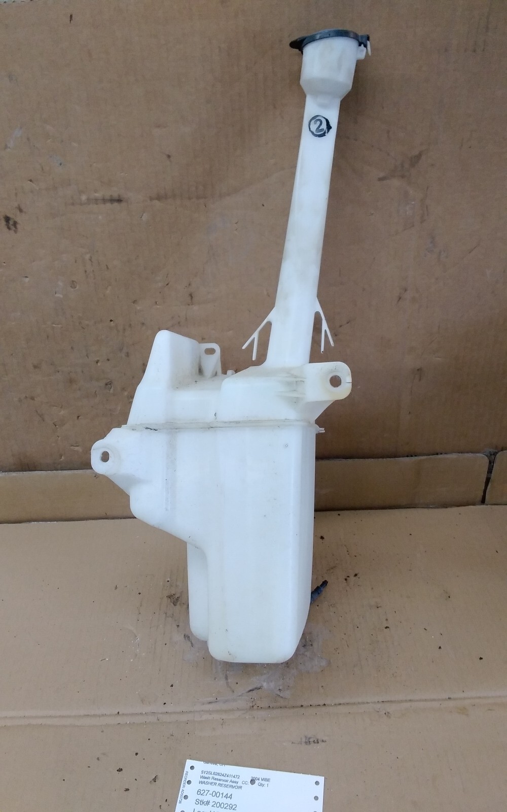 2004 PONITAC VIBE WINDSHIELD WASHER RESERVOIR ASSEMBLY 62700144 eBay
