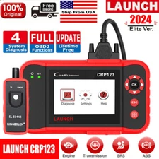 2025 LAUNCH CRP123 Car OBDII Diagnostic Scanner Tools SRS ABS Engine Code Reader