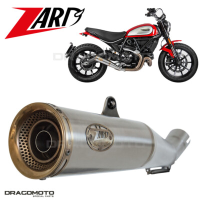 SCRAMBLER 800 DUCATI 2021 2022 ZARD Auspuff ZUMA RC ZDU796S10SBR
