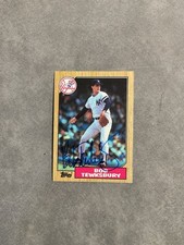 1987 Topps card #254 Bob Tewksbury New York Yankees signed autograph autographed