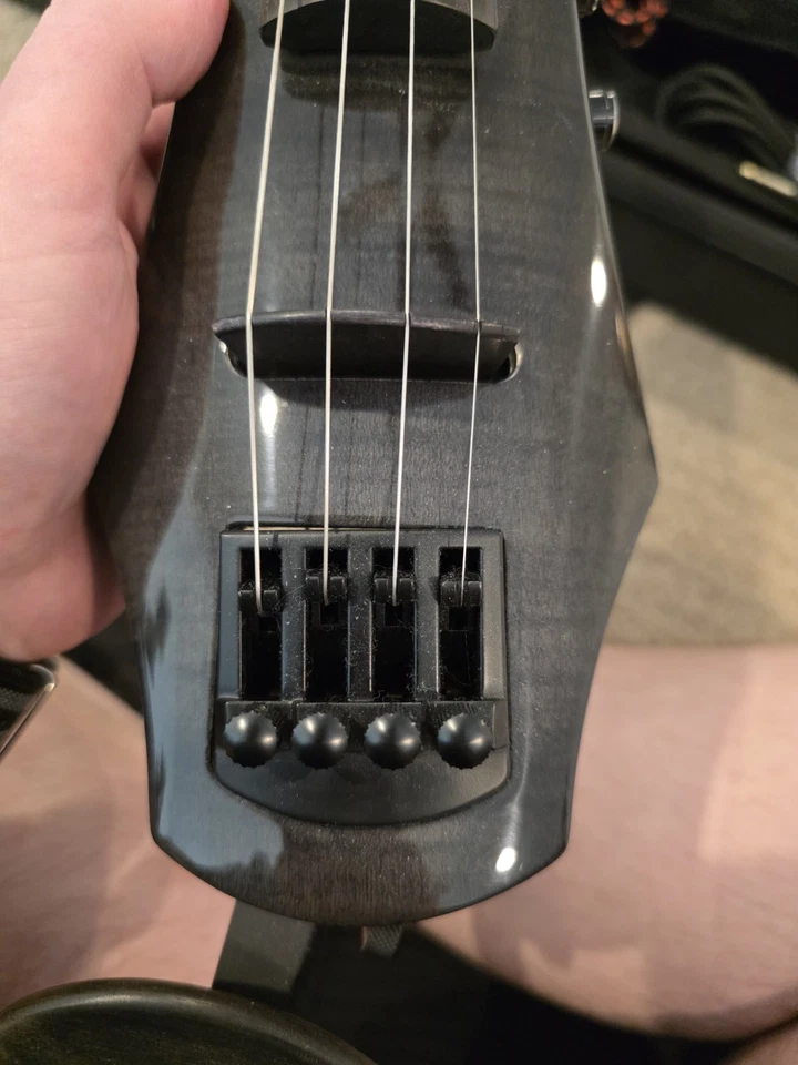 NS Design WAV-4 Electric 4-String Violin w/ Original Case and Pocket Amplifier - Image 3 of 4