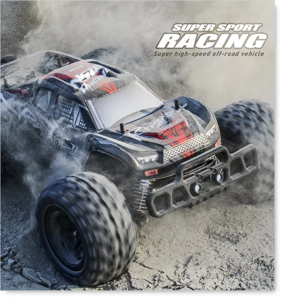 N518 4WD 1/8 Scale RC Brushless Monster Truck RTR High Speed Off-Road Vehicle - Image 3 of 4