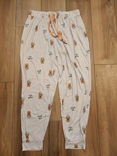 Life Is Good Sleepwear Pants Pumpkin Spice Coffee Gray Jogger Size L